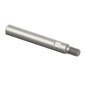 Linear Shaft / Standard Grade / Left: External Thread with Wrench Flat – Right: Tapped with Hex Hole Linear Shaft / Standard Grade / Left: External Thread with Wrench Flat – Right: Tapped with Hex Hole