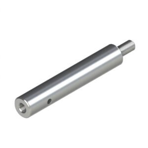 Linear Shaft / Standard Grade / Left: External Thread with Through Hole – Right: Tapped with Through Hole Linear Shaft / Standard Grade / Left: External Thread with Through Hole – Right: Tapped with Through Hole
