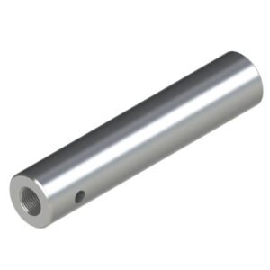 Linear Shaft / Standard Grade / Left: No Machining – Right: Tapped with Through Hole Linear Shaft / Standard Grade / Left: No Machining – Right: Tapped with Through Hole