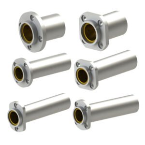 Self-Lubricating Bushing – Bronze, Embedded Flange Housing Assembly, Single/Double/Extended Type