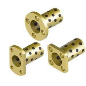 Self-Lubricating Bushing – Bronze, Flanged Type, ID F7 or G6