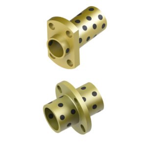 Self-Lubricating Bushing – Bronze, Embedded Flange Type with Spacer, Mid Flange