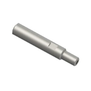 Linear Shaft / Standard Grade / Left: One End Stepped, Tapped with Hex Hole – Right: Both Ends Tapped with Hex Hole