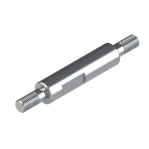 Linear Shaft / High Precision Grade / Left: External Thread with Relief Groove & Wrench Flat – Right: External Thread with Relief Groove & Wrench Flat