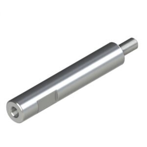 Linear Shaft / Standard Grade / Left: External Thread with Relief Groove & Wrench Flat – Right: Tapped with Relief Groove & Hex Hole Linear Shaft / Standard Grade / Left: External Thread with Relief Groove & Wrench Flat – Right: Tapped with Relief Groove & Hex Hole