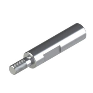 Linear Shaft / High Precision Grade / Left: No Machining – Right: External Thread with Relief Groove & Wrench Flat Linear Shaft / High Precision Grade / Left: No Machining – Right: External Thread with Relief Groove & Wrench Flat