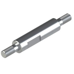 Linear Shaft / High Precision Grade / Left: External Thread with Wrench Flat – Right: External Thread with Wrench Flat