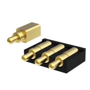Side-connected pogo pin