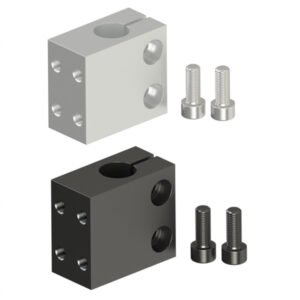 Side mounting bracket for base without flange