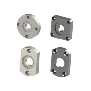 Bearing housing assembly with retaining ring single bearing type