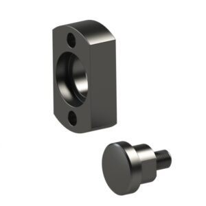 Floating joint flange mounting type external thread simple type