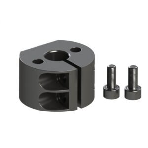 Base bracket cylindrical through hole type