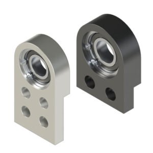 Bearing units, single bearing, front mounting, shoulder contact, with retaining ring Bearing units, single bearing, front mounting, shoulder contact, with retaining ring
