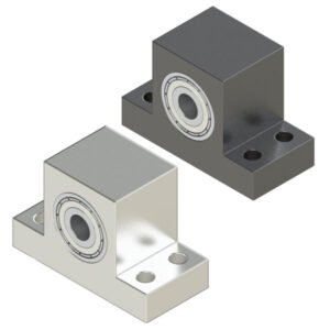 Bearings with housings, double bearings, T type, Th selectable, specified, chamfered Bearings with housings, double bearings, T type, Th selectable, specified, chamfered