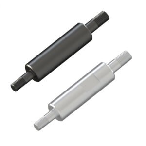 Round Pillar with Step, Fixed Step & Wrench Slot, Specified, Male Thread on Both Ends