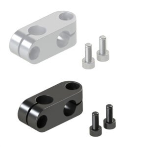 Super simple pillar fixing clamp, same diameter orthogonal type, same diameter orthogonal type with butterfly knob Super simple pillar fixing clamp, same diameter orthogonal type, same diameter orthogonal type with butterfly knob
