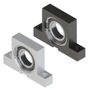 Bearing units, single bearing, locating, T-type, keyway, height h selectable, specified Bearing units, single bearing, locating, T-type, keyway, height h selectable, specified