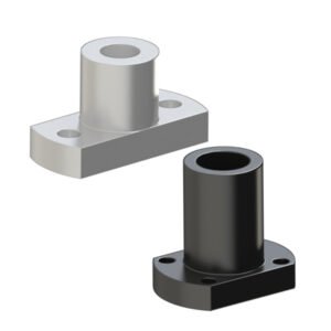 Base bracket, rear mounting flange type