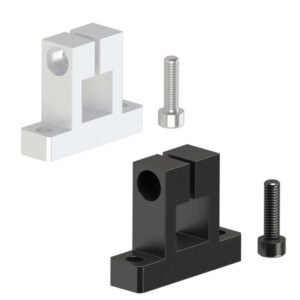 Base bracket, square hole, side mounting