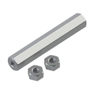Connecting rod for spherical plain bearings, internal thread on both ends