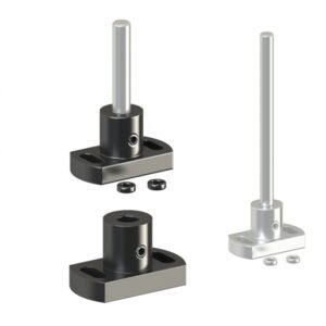Simple waist-shaped hole pattern for mounting the support base