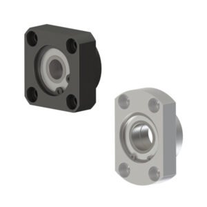 Bearing housing assembly with retaining ring double bearing short type